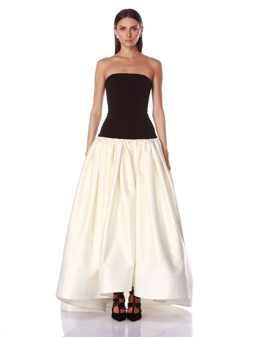 Bronx and Banco Arlo Black Strapless Corset Dress Sz XS $1500 NWT
